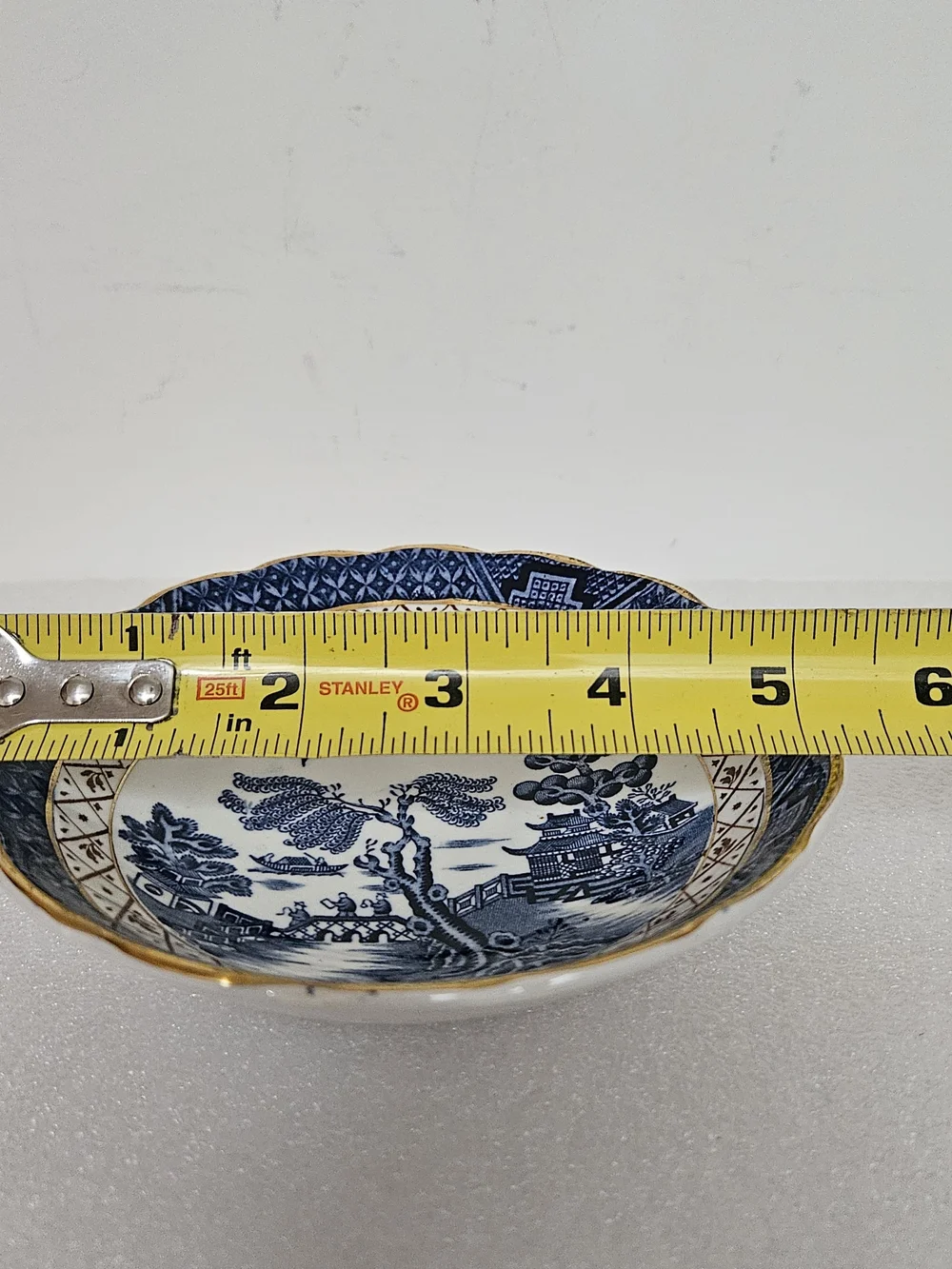 Booths~Real Old Willow~Set Of 5~A8025 Fruit/Dessert Sauce Bowl - 5 1/4”